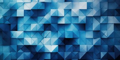 Blue Cubes Wall Background 3D Abstract Background with Blue Cubes Wall
